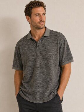 Unbranded Gray Polo Armpit to Armpit 22 “ Length 23” Work